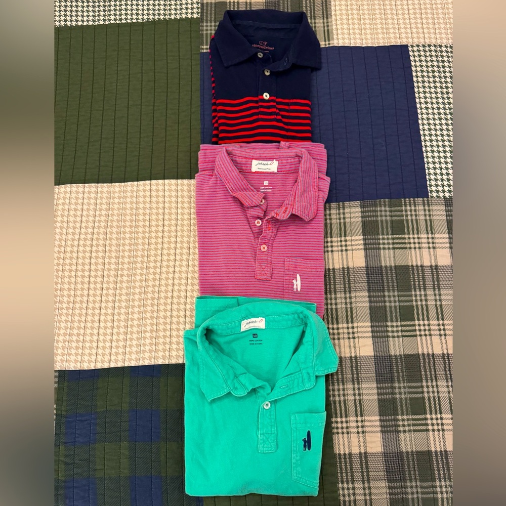 Vineyard vines & Johnnie-O collared shirts